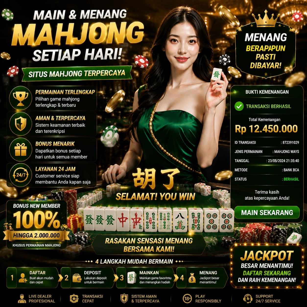 Main oristotoq.com Menang Jackpot Besar